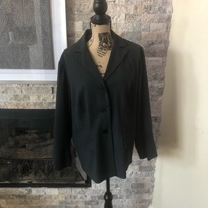 Charcoal gray blazer